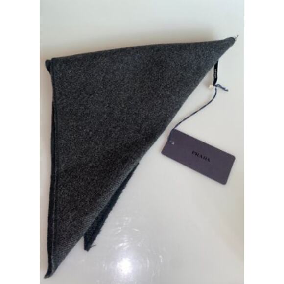 Prada Charcoal Grey Scarf - Picture 1 of 5
